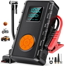 Jump Starter with Air Compressor, Battery Jumper Starter Car Battery Jump Starte