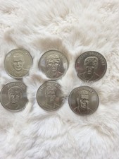 6 Medaillen M&uuml;nzen Fu&szlig;ball WM 1970 Mexico Mexiko