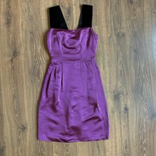 D&G Dolce & Gabbana Dress Women’s Size EU 42 Purple Acetate Sleeveless