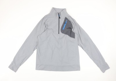The North Face leichtes Sweatshirt Herren grau 1/2 Zip M