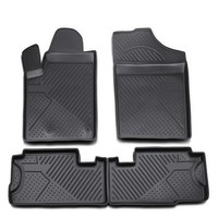 Gummi-FußMatten Peugeot Partner 1996-2008 (5-Sitzer) Novline Passgenau Auto Set