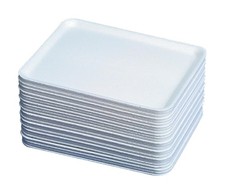 Styrofoam Printmaking Collage Tray, 11 X 9 X 1 in, White, Pack of 250
