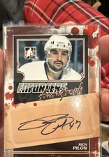 2011-12 In the Game Enforcers - Autographs Rich Pilon #A-RP (AU)