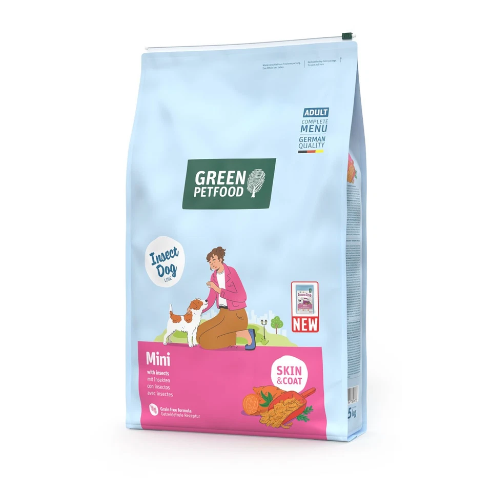 ca.7,5 kg Green Petfood Mini with Insects Verpackung beschädigt - Bild 1 von 1