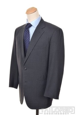 BROOKS BROTHERS GOLDEN FLEECE Solid Gray 100% Wool Jacket Pants
