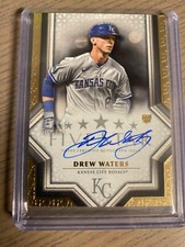 2023 TOPPS FIVE STAR DREW WATERS ROOKIE ON CARD AUTOGRAPH #FSA-DW ROYALS RC AUTO