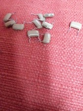 10x philips mustard  Vintage New   2200pF  630V  Capacitor 