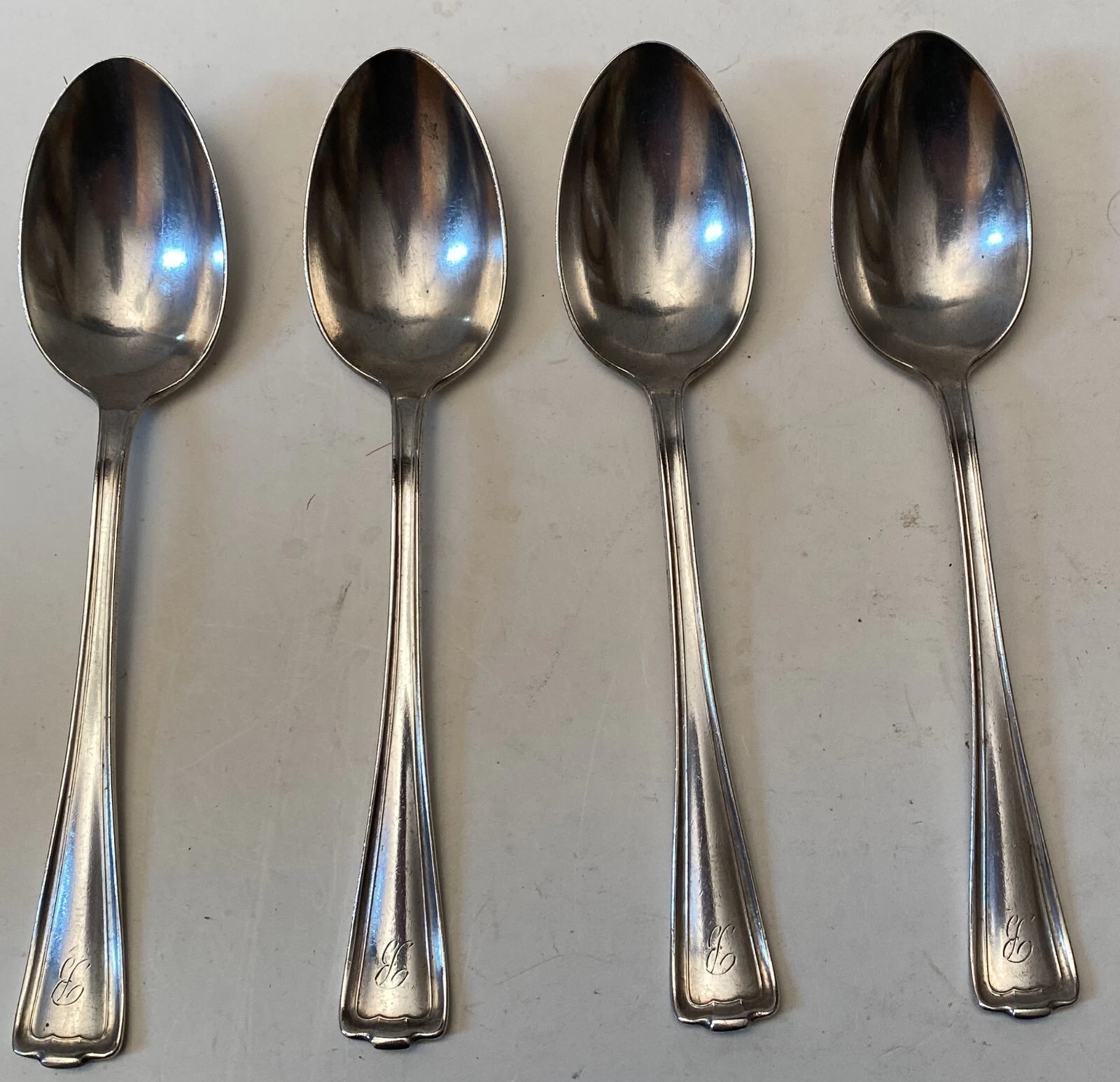 Four (4) Vintage Rogers International Silver Cromwell Serving Spoons