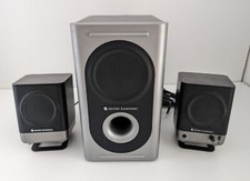 Altec Lansing 221 3-Piece Amplified Computer Desktop Speaker System Black