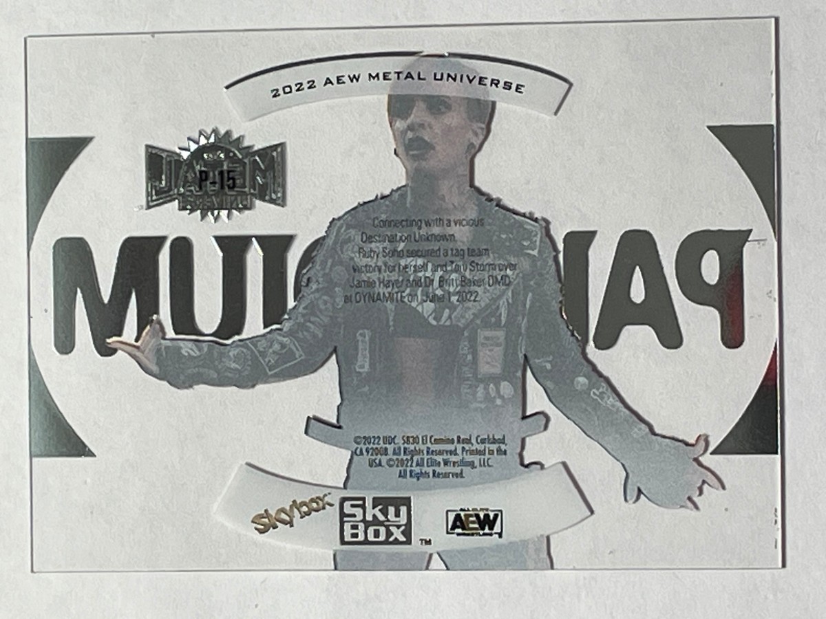 Ruby Soho 2022 Skybox AEW Metal Universe Palladium Acetate Ruby Soho 2022 Skybox AEW Metal Universe Palladium Acetate