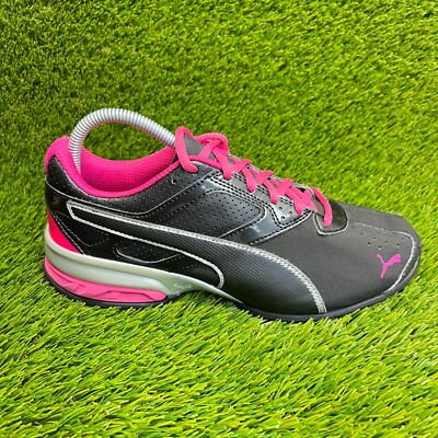 Puma Tazon Womens Size Black Pink Athletic Running Trainer Shoes  Sneakers