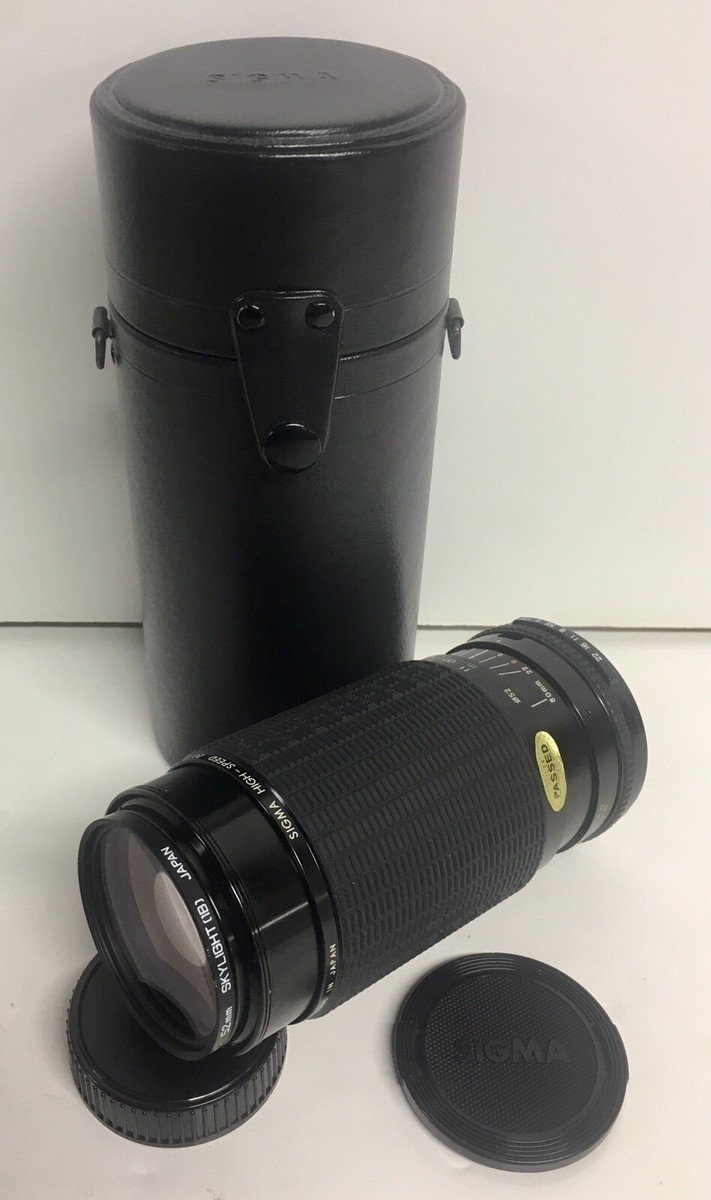 Sigma High-Speed Zoom Multi-Coated Zoom Lens f=1:3.5~4 80~200mm w