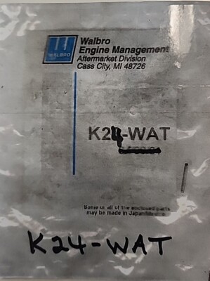 Genuine Walbro K24-WAT Carburetor Rebuild Kit, New Old Stock. Nice.