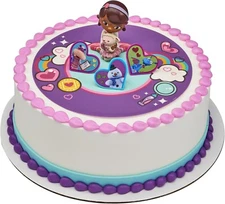 BRAND NEW  Decopac Doc McStuffins Doc and Lambie DecoSet Cake Topper