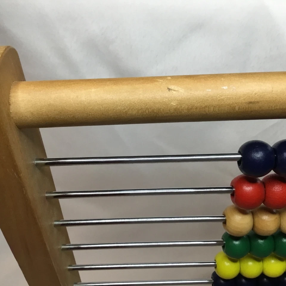 Melissa and Doug Ábaco Clásico Juguete Educativo de Madera con 100 Cuentas Foto 2 de 2