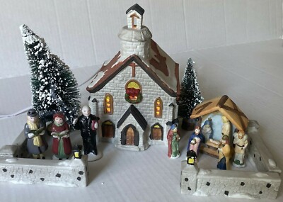  LEMAX 1993 Dickensvale 16 Piece Lighted Village Complete Set