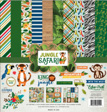 Echo Park    12" x 12" Jungle Safari collection scrapbooking kit