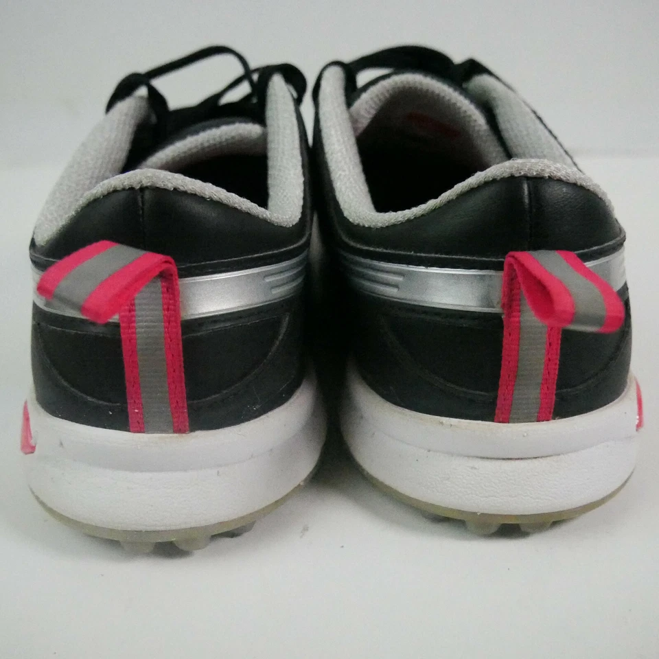 Zapatos de golf PUMA BioFly para mujer talla 7 sin clavos 187877-03 negros plateados frambuesa Foto 3 de 4