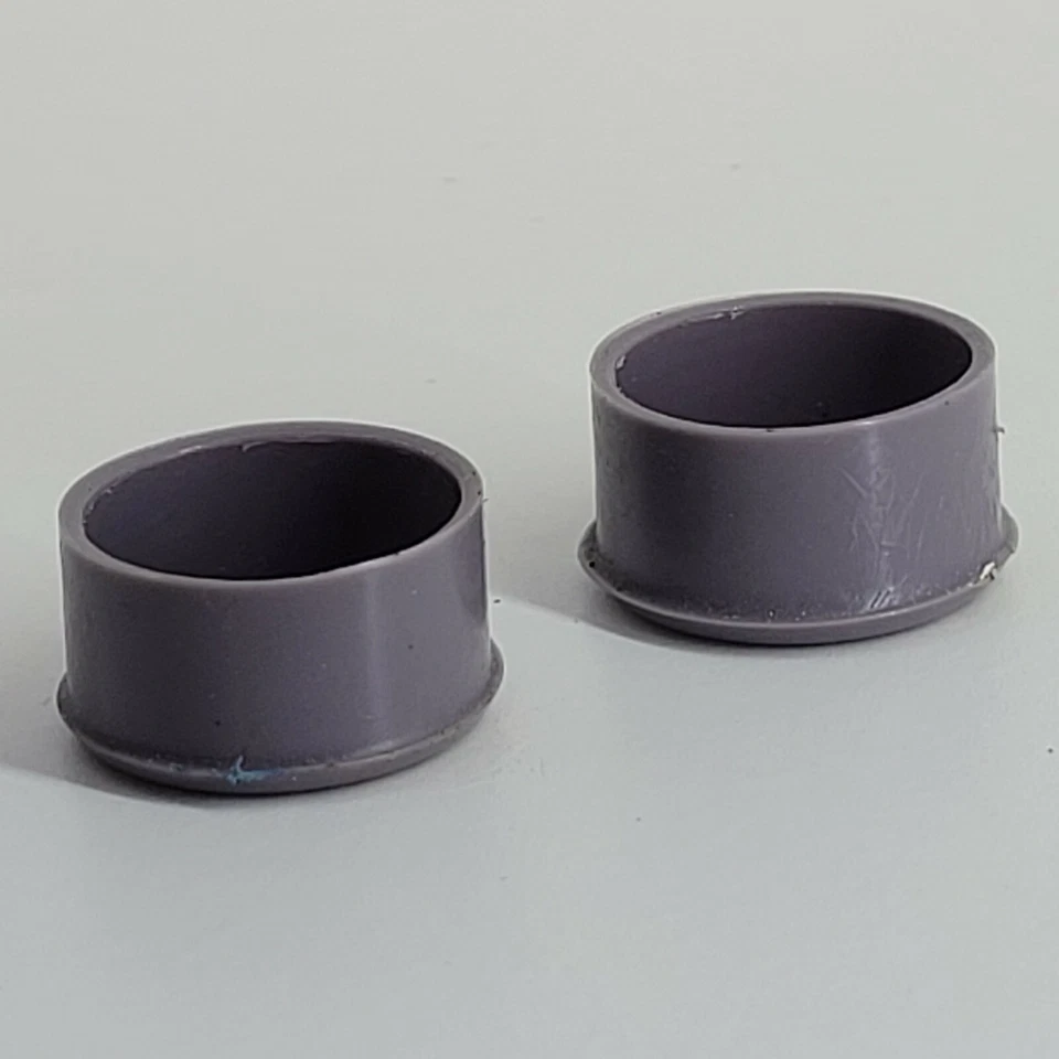 NOS Gray Benotto Handlebar End Caps Plugs C2 - Image 3 of 4