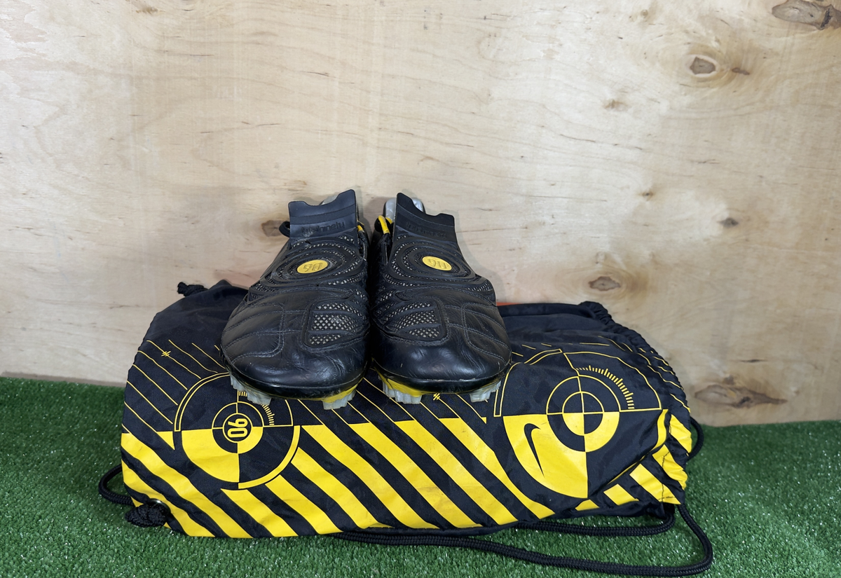 Nike Total90 Laser II FG Leathers 318814-007 Elit Black boots