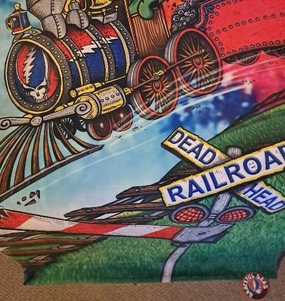 Casey Jones New Bear Grateful Dead Beach Bath Pool Gift Towel Cotton Train Skull