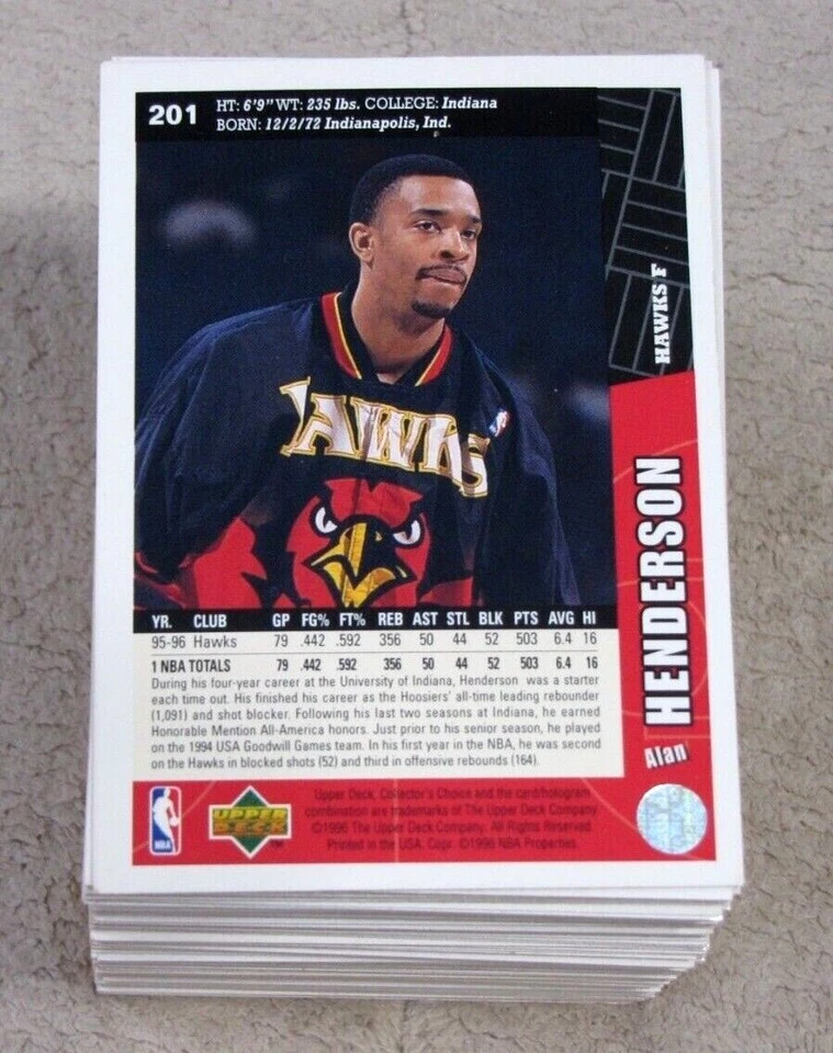 1996-97 Collector's Choice Basketball (Cards 201-400) (Pick Choose Complete) - Image 2 of 2