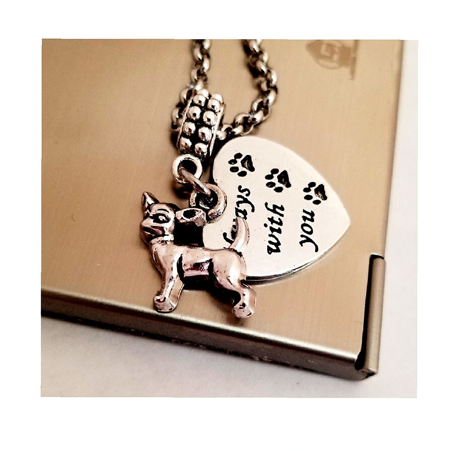Chihuahua Dog memory Memorial sympathy gift Charm Bracelet - Main Image