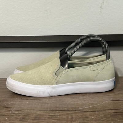 Keds Double Decker Perf Suede Sage Women's Shoes Size Mint