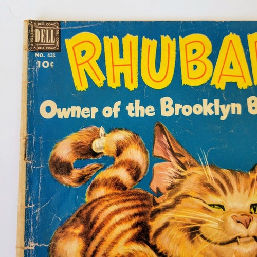 Vintage "Rhubarb" Owner of the Brooklyn Ball Club Comic Book #423 1952 - Dell - Bild 2 von 6