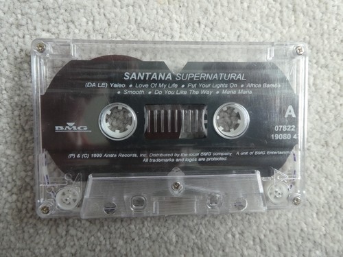 MUSIC CASSETTE: SANTANA: "SUPERNATURAL", ARISTA RECORDS - Picture 3 of 8
