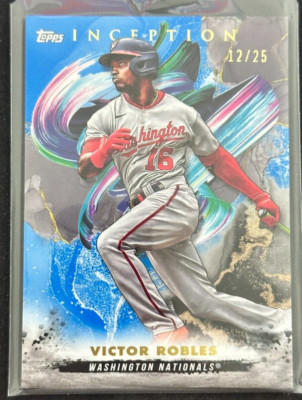 2023 Topps Inception #2 Victor Robles Blue Parallel 12/25