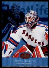 2007-08 FLAIR SHOWCASE LOWER LEVEL HENRIK LUNDQVIST NEW YORK RANGERS #68