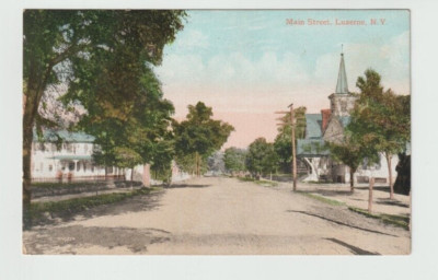 Adirondacks~Luzerne NY ~1911 Postcard