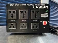 3000 Watt Voltage Converter Transformer Heavy Duty Step Up Down AC 110V-240V