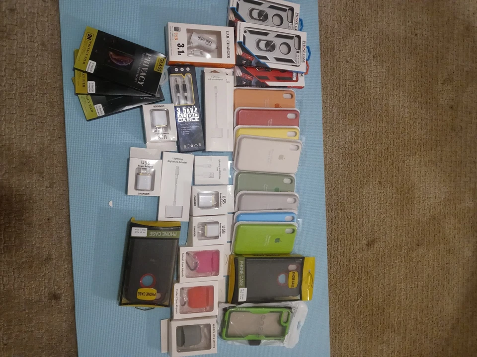 Grande parte de capas mistas, carregadores, protetores, para iphone 8-plus, XR, 7 plus, xs max, 7 pl - Imagem 2 de 4