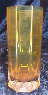 Longdrink Versace by Rosenthal Medusa Lumiere Amber  neu  1.Wahl