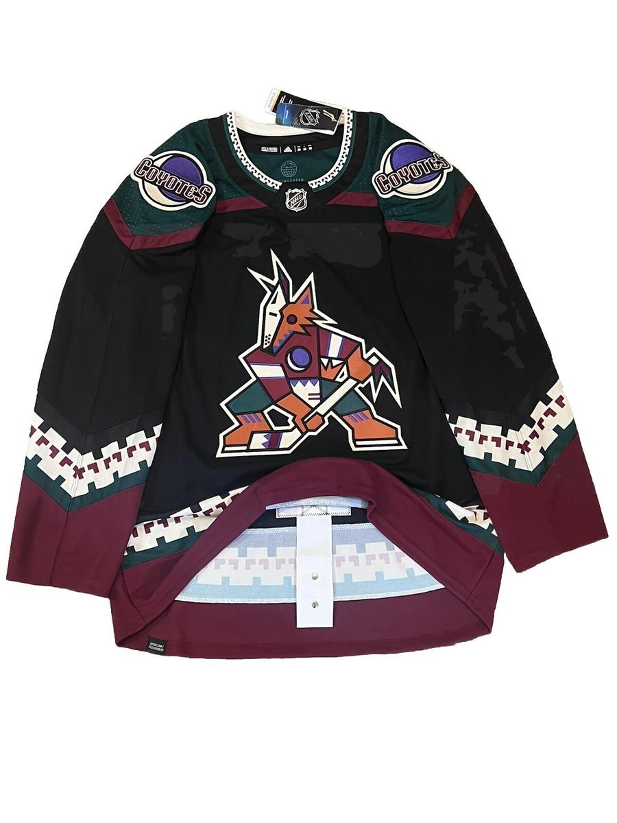 BNWT Adidas Arizona Coyotes Jersey Black Kachina Blank Primegreen 50 NHL  Hockey