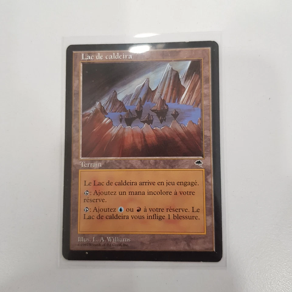 MTG Magic - Caldera Lake - Tempest Land N.MINT - Photo 1/1
