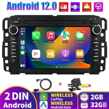 For GMC Chevrolet Chevy Yukon Sierra Acadia Android 12 Car Radio Stereo GPS+Cam