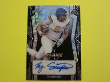 2022 Leaf Flash Autograph Black Kaleidoscope TY Simpson SSP Alabama 7/7!