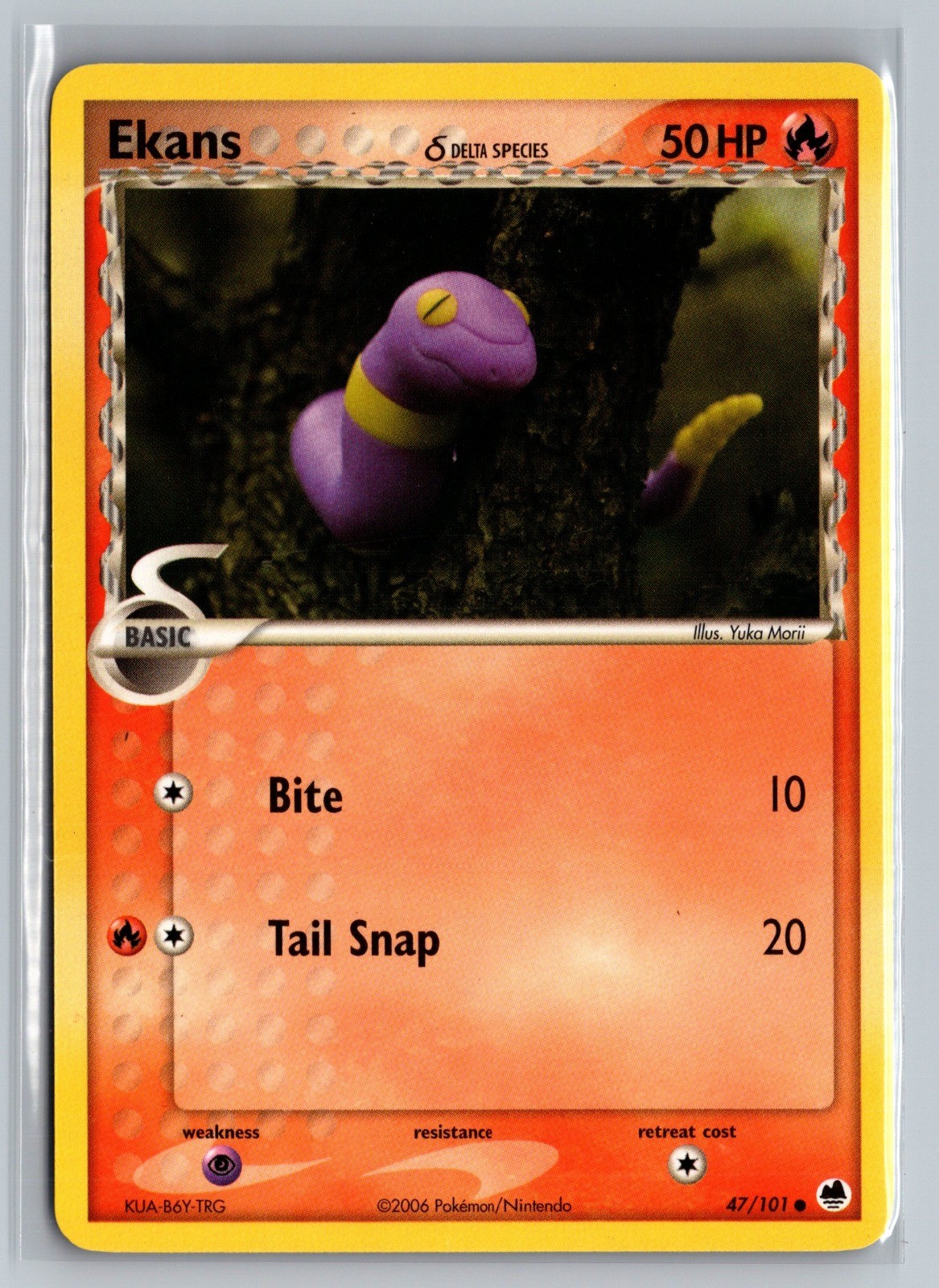 Ekans (Delta Species) Common Dragon Frontiers 47/101 NM