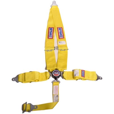 RJS Racing Equipment 1029306 5-Point Cam-Lock Racing Harness Yellow