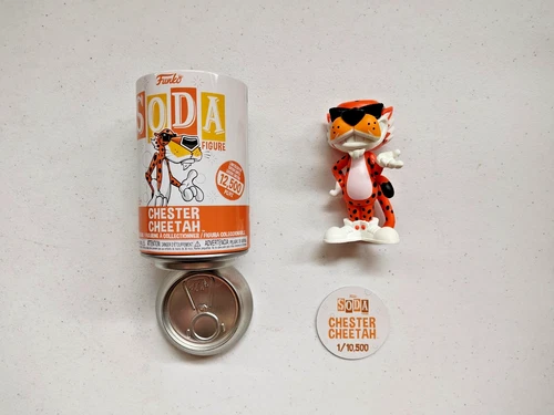 Funko Chester Cheetah Soda Ad Icons Cheetos mini figure with can