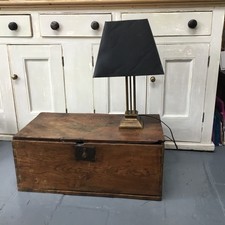 Antique Oak Bible Box / Blanket Box