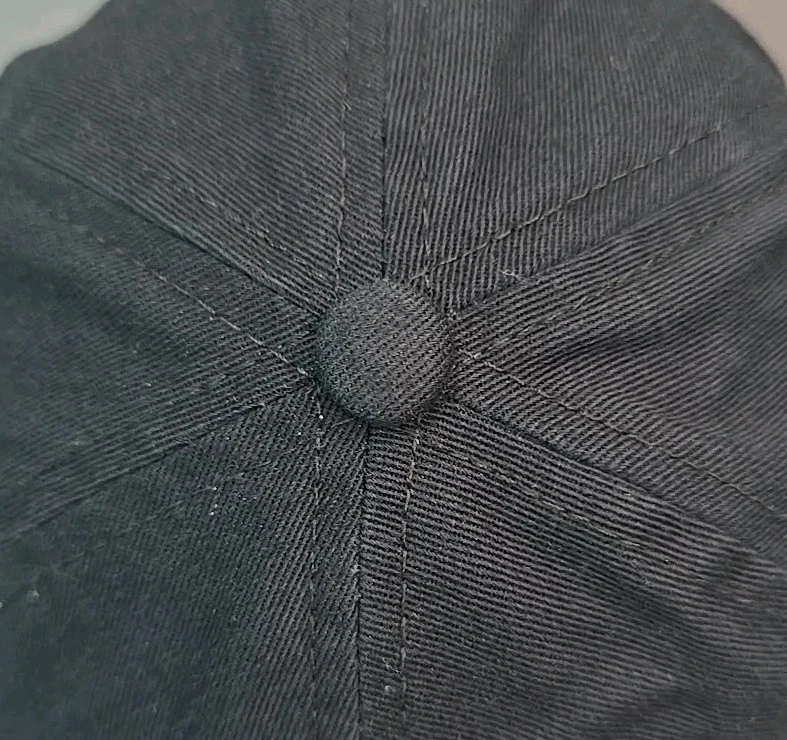 Playboy hat black strap back embroidered bunny spell out relaxed fit dad cap - Image 4 of 4