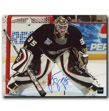 Jean-Sebastien Giguere Anaheim Ducks Autographed Crease 8x10 Photo NO TARIFFS