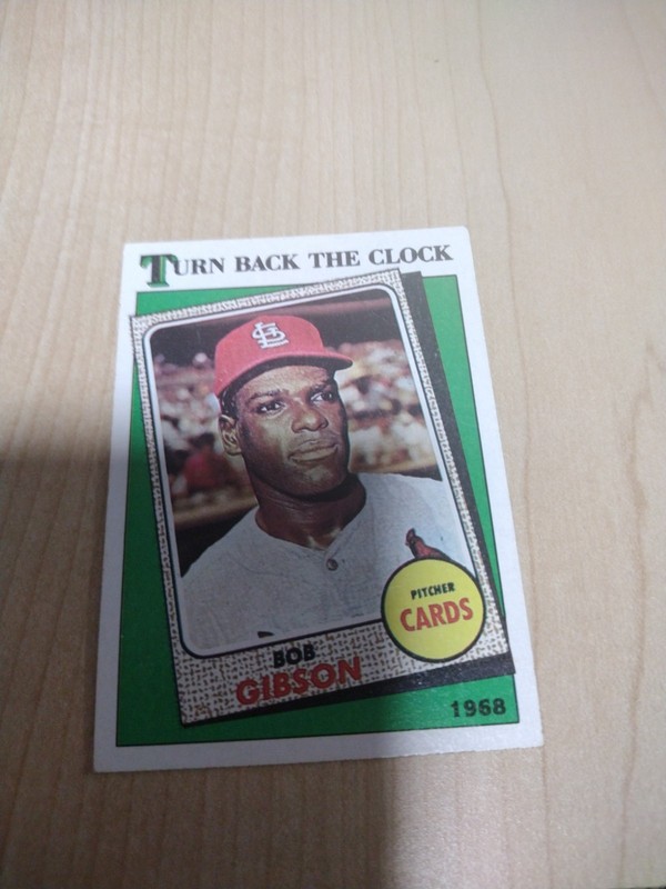 1988 Topps - Turn Back The Clock Bob Gibson #664
