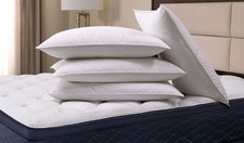 Pack of 4 Hotel Quality Duck Feather  & Down Pillows For Comfortable Sound Sleep