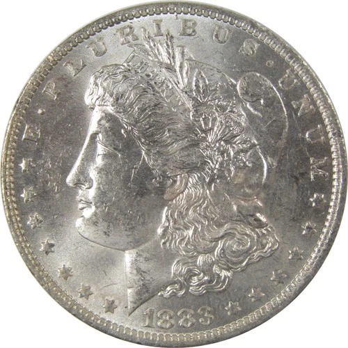 1883 O Morgan Silver Dollar Uncirculated Mint State Toned SKU:I24886