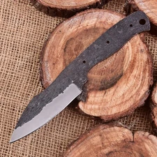 8'' 1095 High Carbon Steel Knife Blank Blade DIY Bushcraft Hunting Knife Making